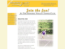 Tablet Screenshot of geneseevolley.com
